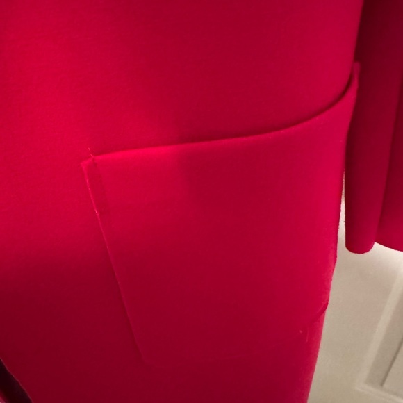 Carolina Belle open front Deep Pink Jacket Blazer EUC Size Small - Picture 2 of 9